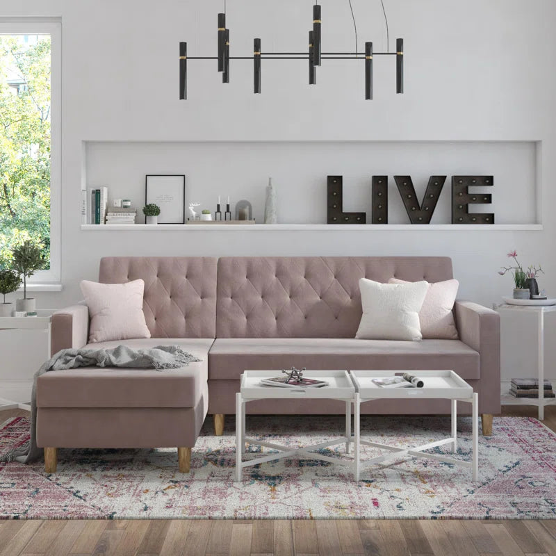 Reversible Sleeper Corner Sofa Chaise