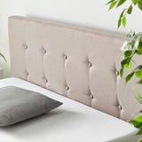 Caddo Fabric Upholstered Ottoman Bed Frame