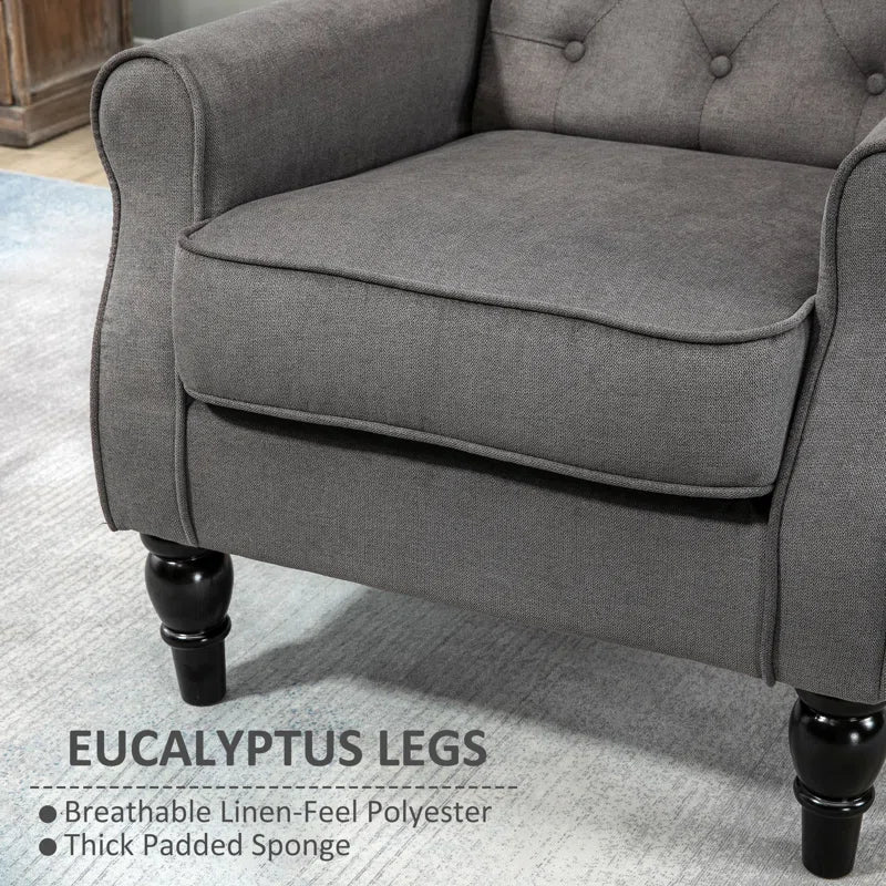 Crisbel Upholstered Wingback Chair