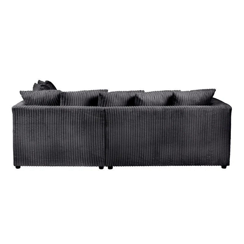 Moana 3 - Piece Upholstered Corner Sofa Chaise with Ottoman
