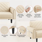 Fabric Click-Clack 3-Seater Sofa