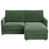 180Cm 2 Seat Area Corduroy Corner Sofa