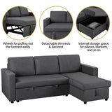 Moda Form L-Shaped Sofa Bed 3 Seater Couch