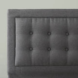 Allenwood Upholstered Bed Frame with Button Tufted Headboard