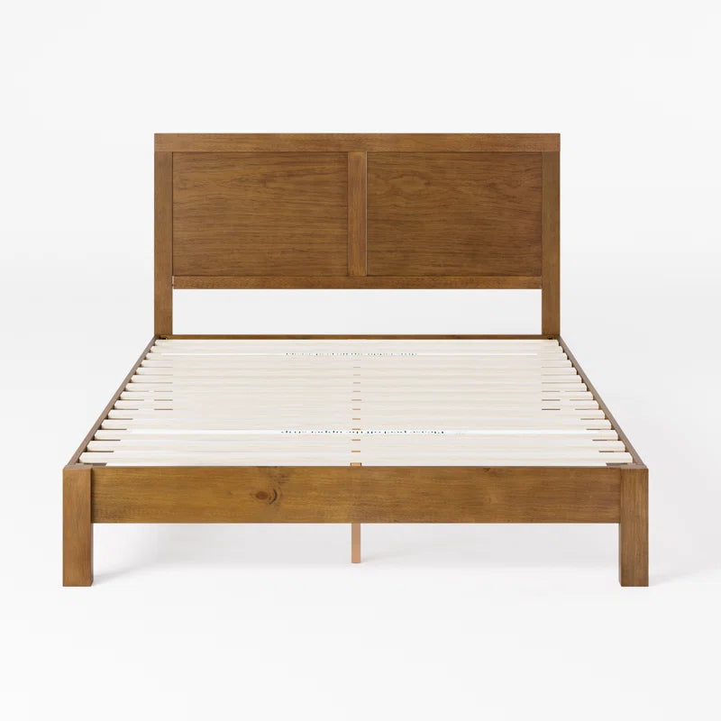Beacsfield Wood Platform Bed with Headboard