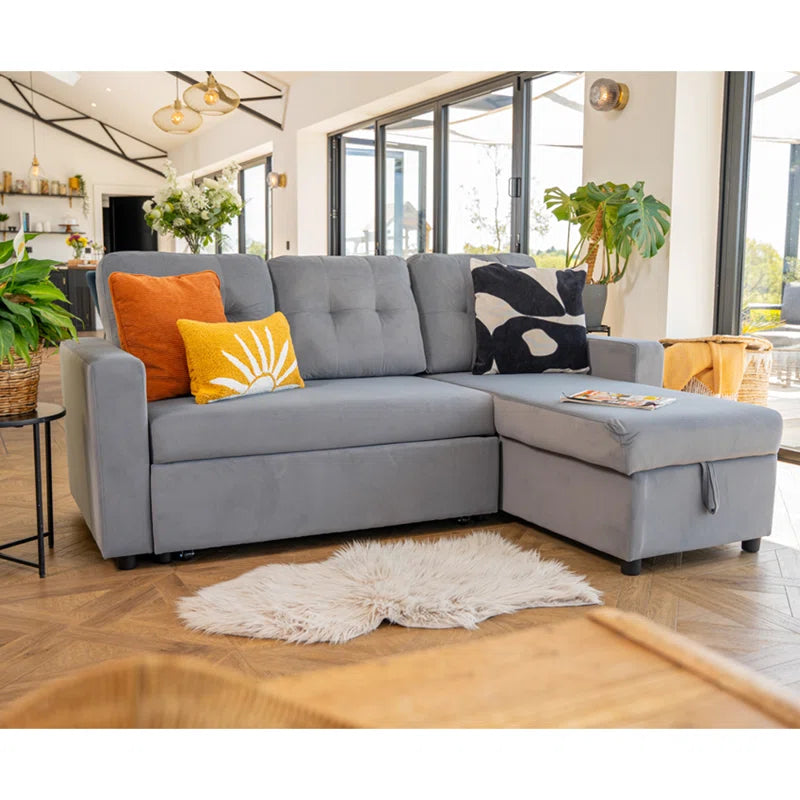 Simba 2 - Piece Upholstered Corner Sofa Chaise