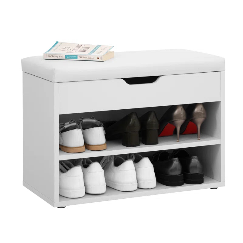 Saer 6 Pair Shoe Storage Bench