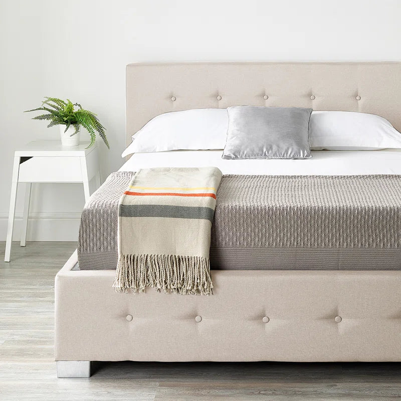 Caddo Fabric Upholstered Ottoman Bed Frame