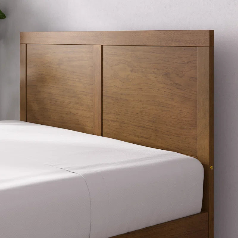 Beacsfield Wood Platform Bed with Headboard