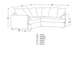 Arabella 4 Seater Corner Sofa