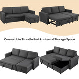 Moda Form L-Shaped Sofa Bed 3 Seater Couch