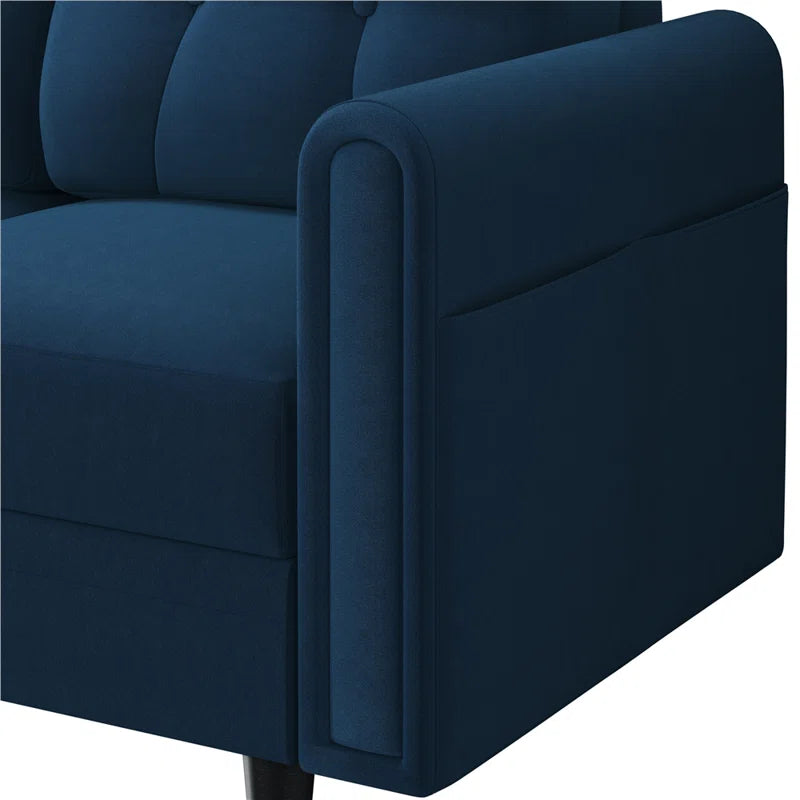 Sectional Sofa with Ottoman Reversible 3-Seater Chaise Lounge