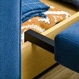 Mikiyas 2 Seater Polyester Sofa Bed