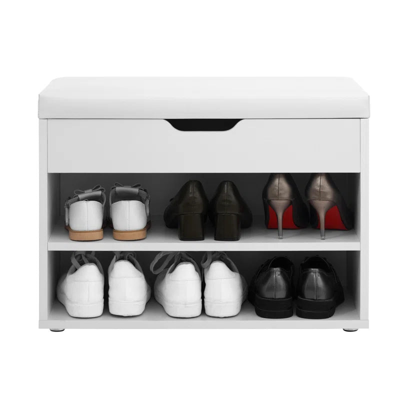 Saer 6 Pair Shoe Storage Bench
