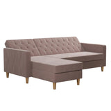 Reversible Sleeper Corner Sofa Chaise
