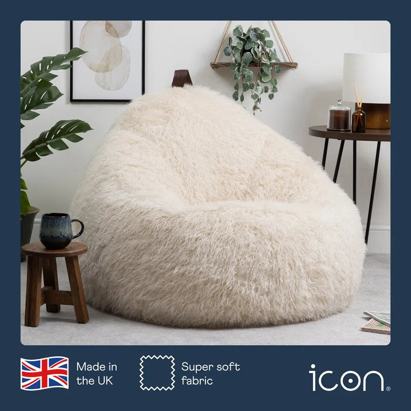 Icon Cocoon Faux Fur Bean Bag