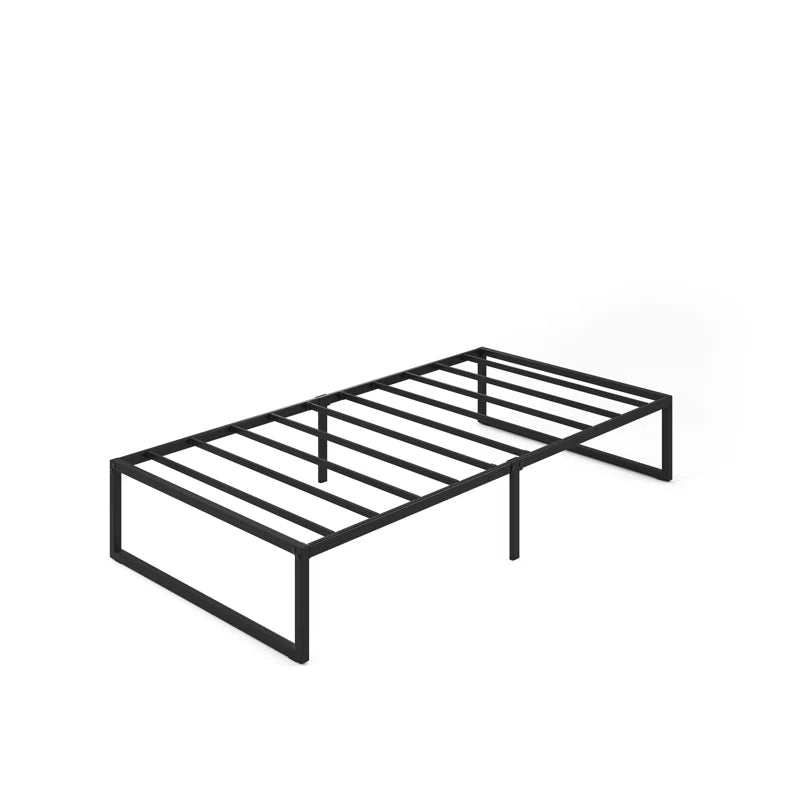 Corbe Modern Metal Bed Frame with Heavy Duty Steel Slat Support