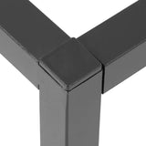 Dekker Metal Platform Bed with Wooden Slat Support 25Cm/10In Height