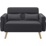 Modern Fabric Sofa Couch 2 Seater Sofa Upholstered Loveseat