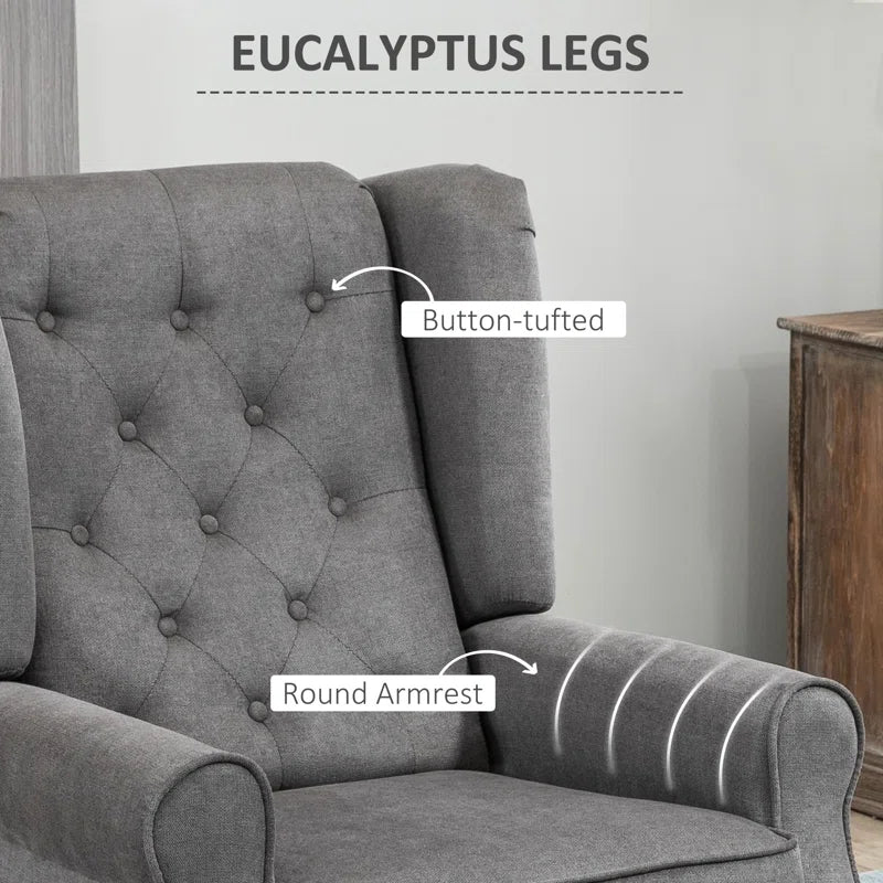 Crisbel Upholstered Wingback Chair