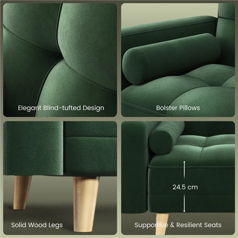 Moda Form 185Cm Square Arms Sofa Bed