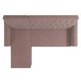 Reversible Sleeper Corner Sofa Chaise