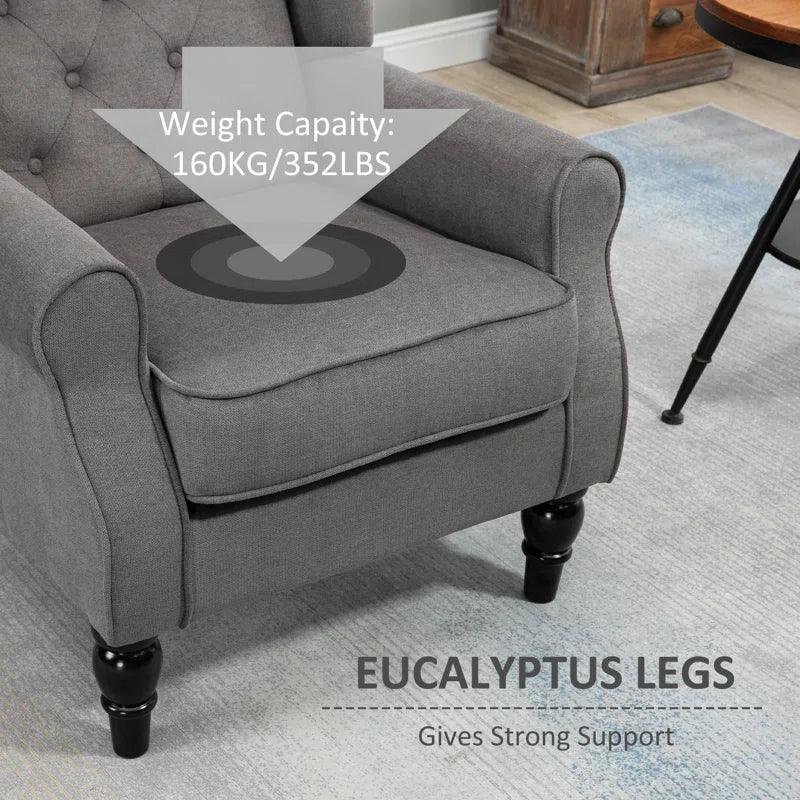 Crisbel Upholstered Wingback Chair