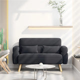 Modern Fabric Sofa Couch 2 Seater Sofa Upholstered Loveseat