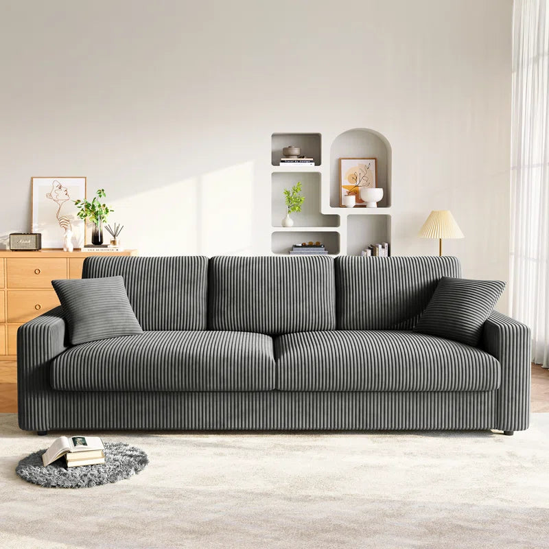 4 Seater Corduroy Sofa