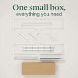 Corbe Modern Metal Bed Frame with Heavy Duty Steel Slat Support