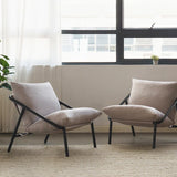 Lizetta Sling Chair - Accent Chari with Plush Foam Cushioning - Durable Steel Frame & Soft Fabric Upholstery - Award-Winning Modern Accent Chair - Easy Assembly