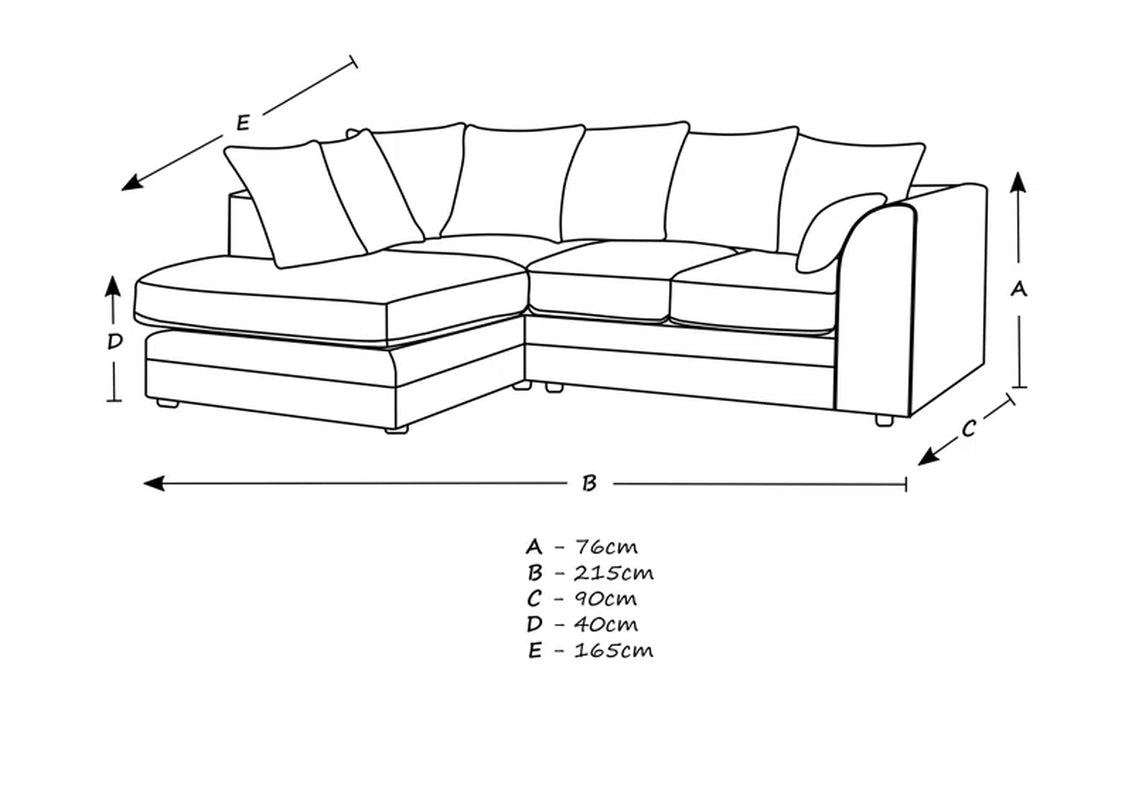 Romelia Corner Sofa Chaise