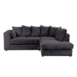 Moana 3 - Piece Upholstered Corner Sofa Chaise with Ottoman
