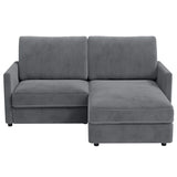 180Cm 2 Seat Area Corduroy Corner Sofa