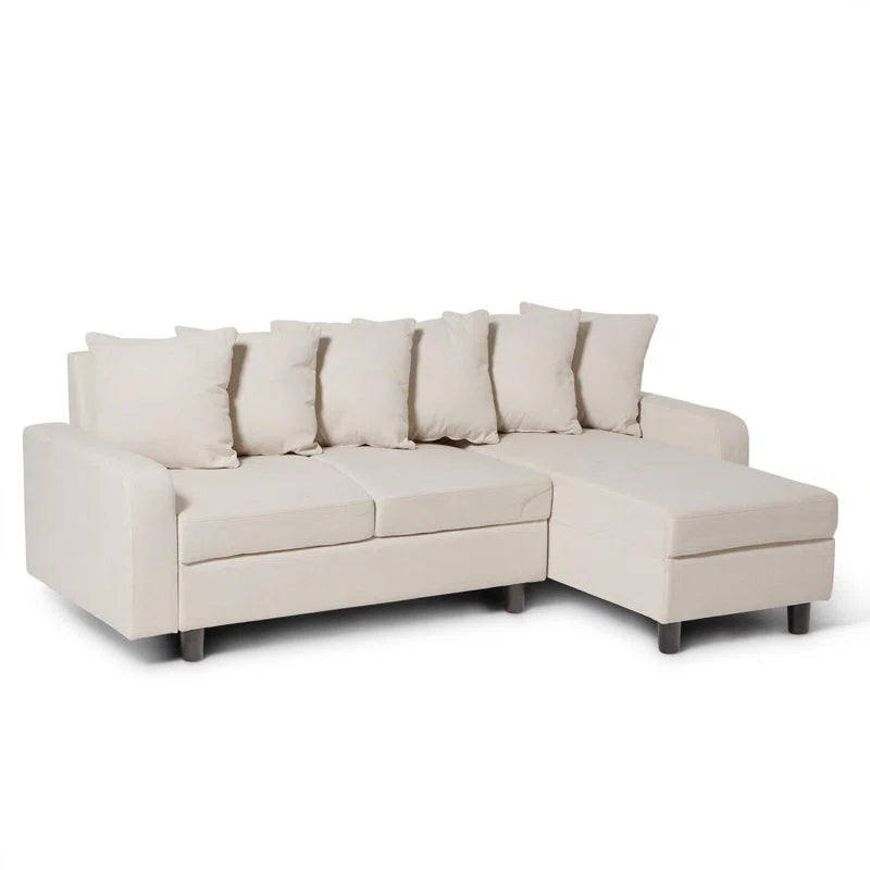 Mitzi 3 Seater Velvet Corner Sectional
