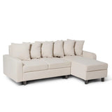 Mitzi 3 Seater Velvet Corner Sectional