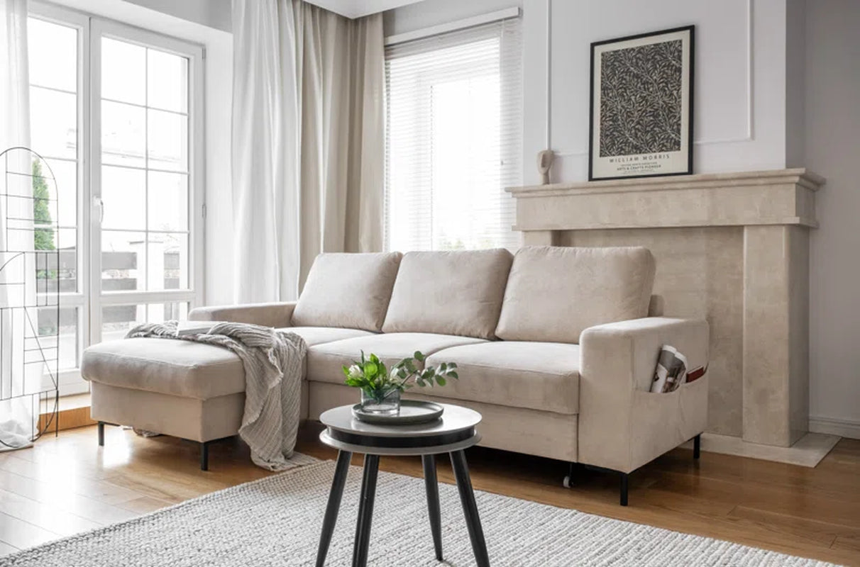 Lofty Lilly 4 Seater Corner Sofa Bed