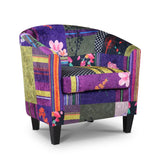 Angelice Multicoloured Patchwork Accent Tub Chair