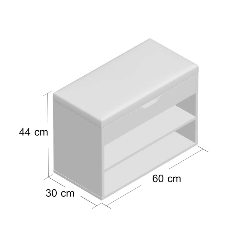 Saer 6 Pair Shoe Storage Bench