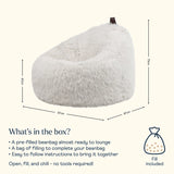 Icon Cocoon Faux Fur Bean Bag