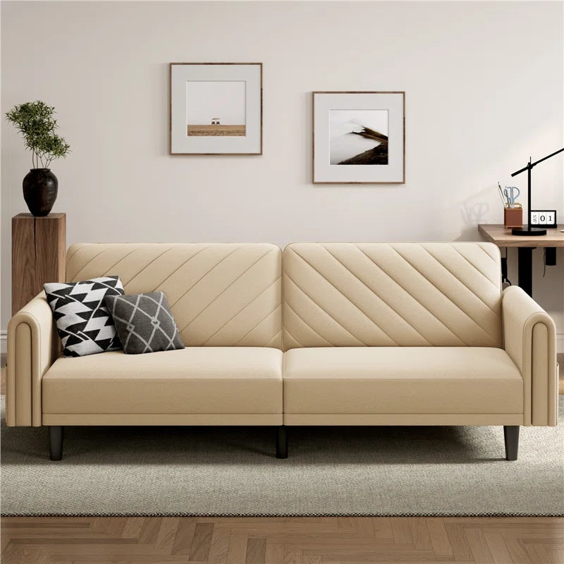 Fabric Click-Clack 3-Seater Sofa
