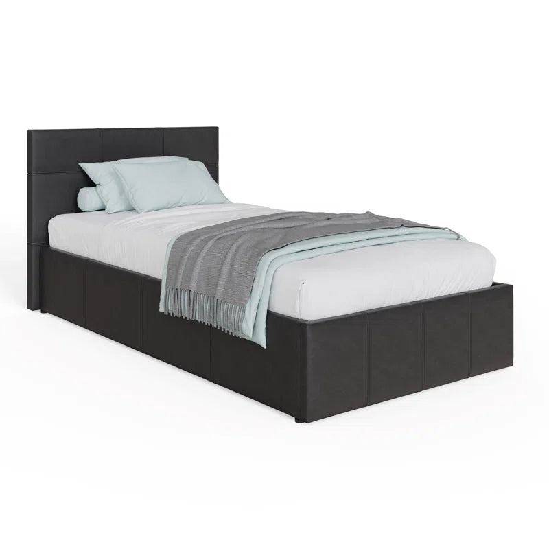 Basso Upholstered Side Lift Ottoman Bed