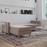 Reversible Sleeper Corner Sofa Chaise