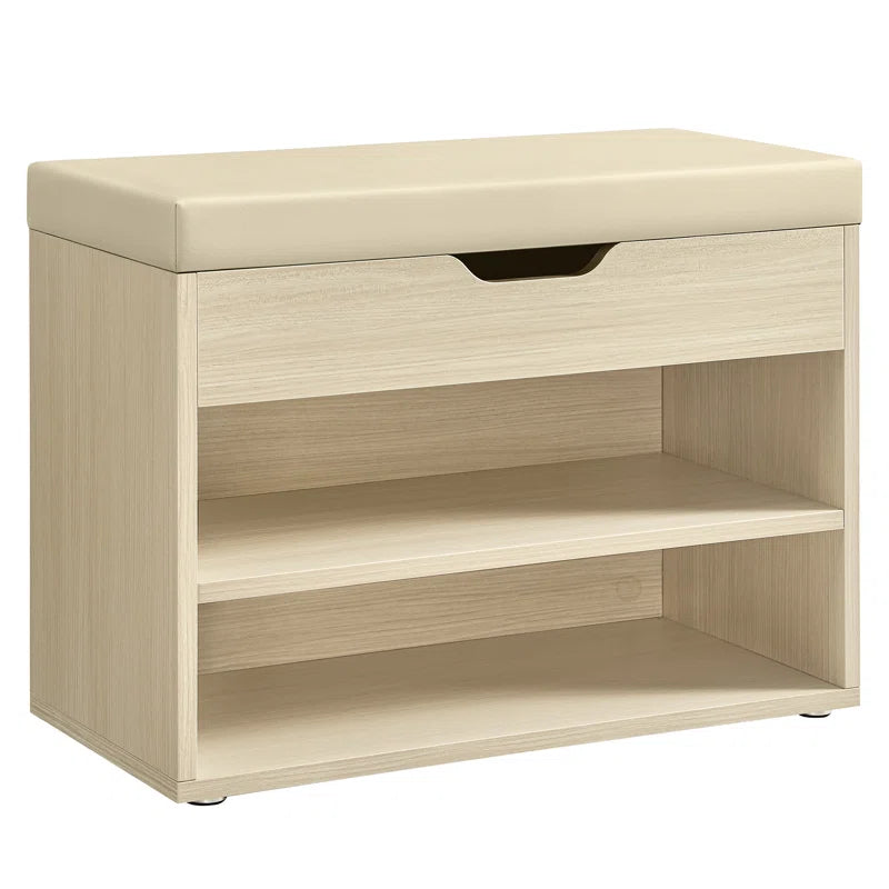 Saer 6 Pair Shoe Storage Bench
