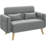 Modern Fabric Sofa Couch 2 Seater Sofa Upholstered Loveseat