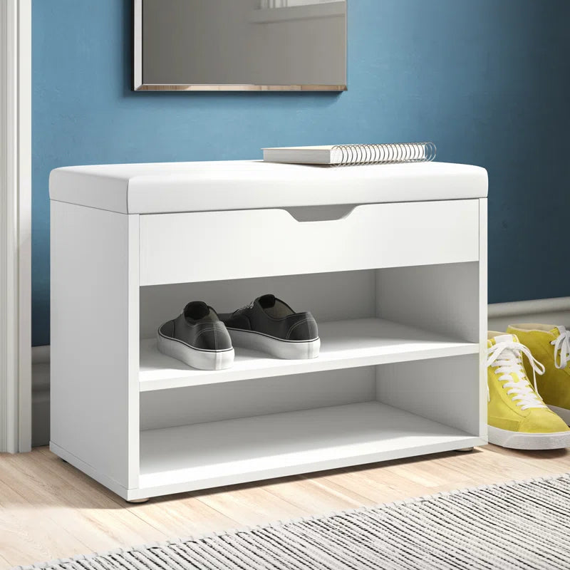 Saer 6 Pair Shoe Storage Bench