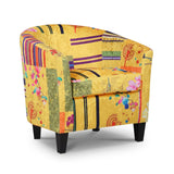 Angelice Multicoloured Patchwork Accent Tub Chair