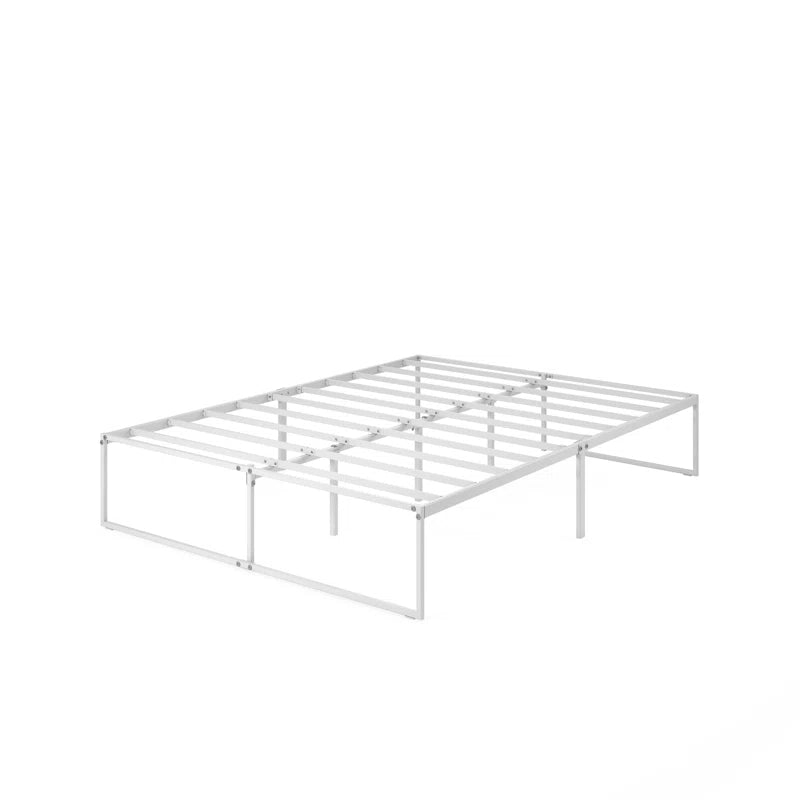 Corbe Modern Metal Bed Frame with Heavy Duty Steel Slat Support