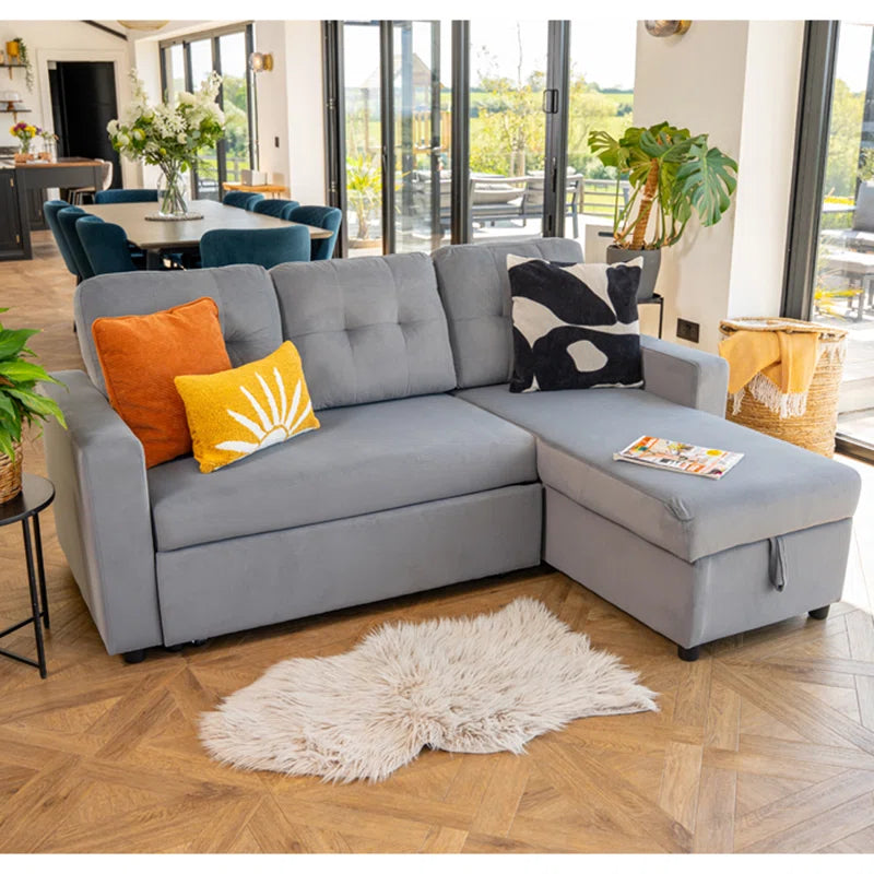 Simba 2 - Piece Upholstered Corner Sofa Chaise