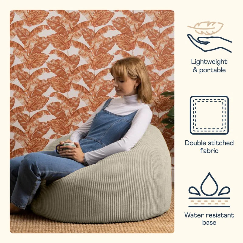 Icon Kingston Corduroy Classic Bean Bag